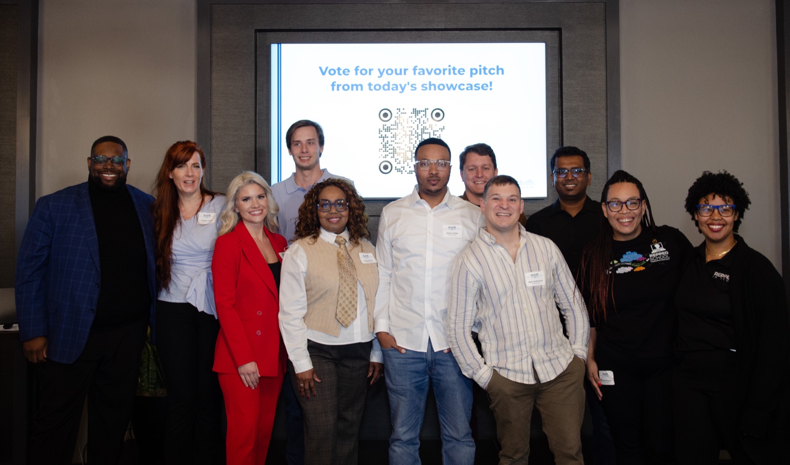 Impact Grant finalists on stage at GEODIS Park